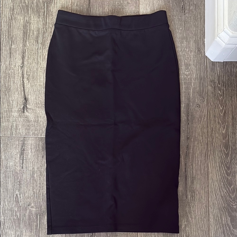Zara Trafaluc Collection Black Midi Pencil Skirt, M